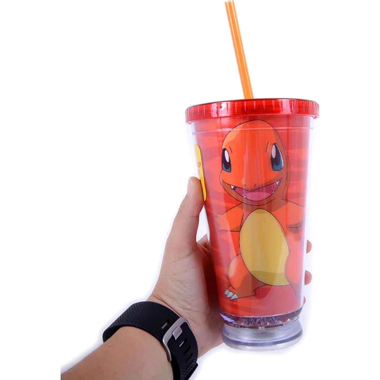 Vaso de Viaje Holográfico Pokemon Charmander 532ml JUST FUNKY