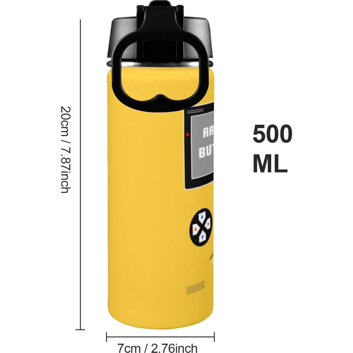 Botella de Agua Personalizada Artiglow Jugador Retro 532ml