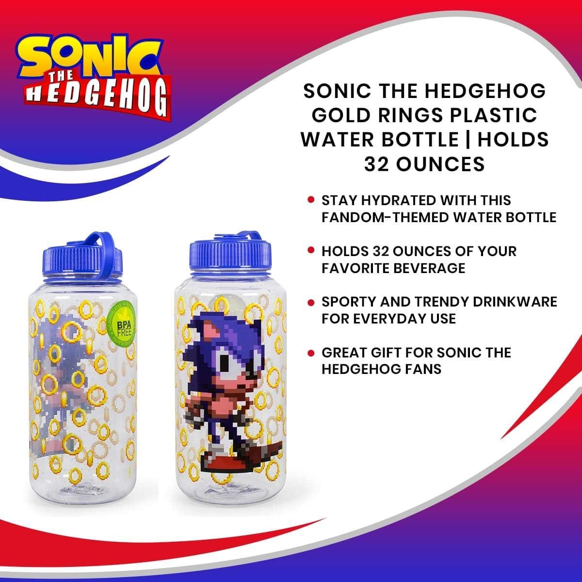 Botella de Agua JUST FUNKY Sonic The Hedgehog 946ml BPA Free