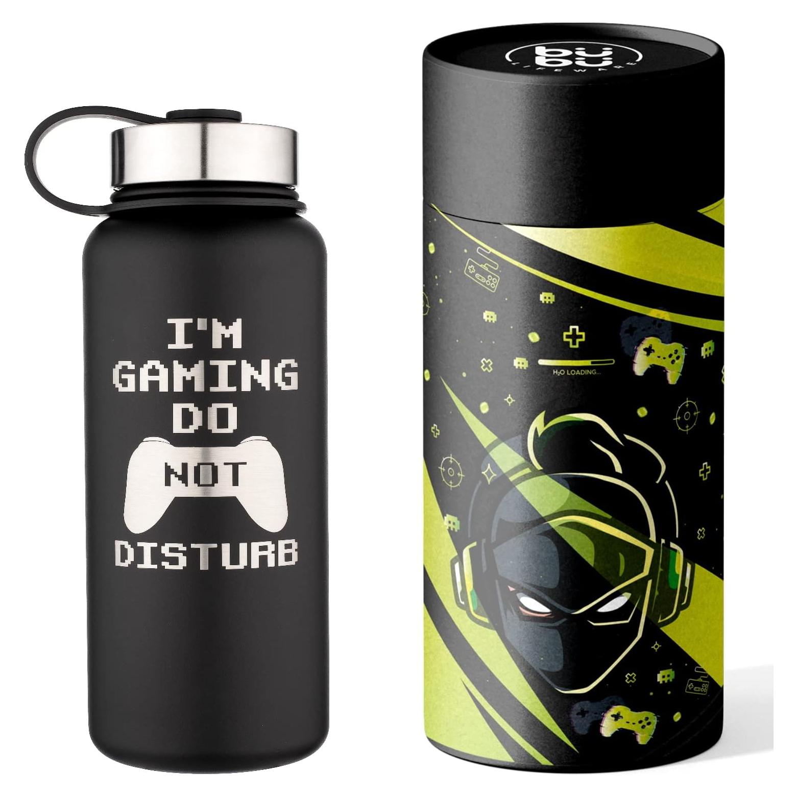 Botella de Agua Gamer Aislada Bubu Lifeware 0.95L Acero Inoxidable