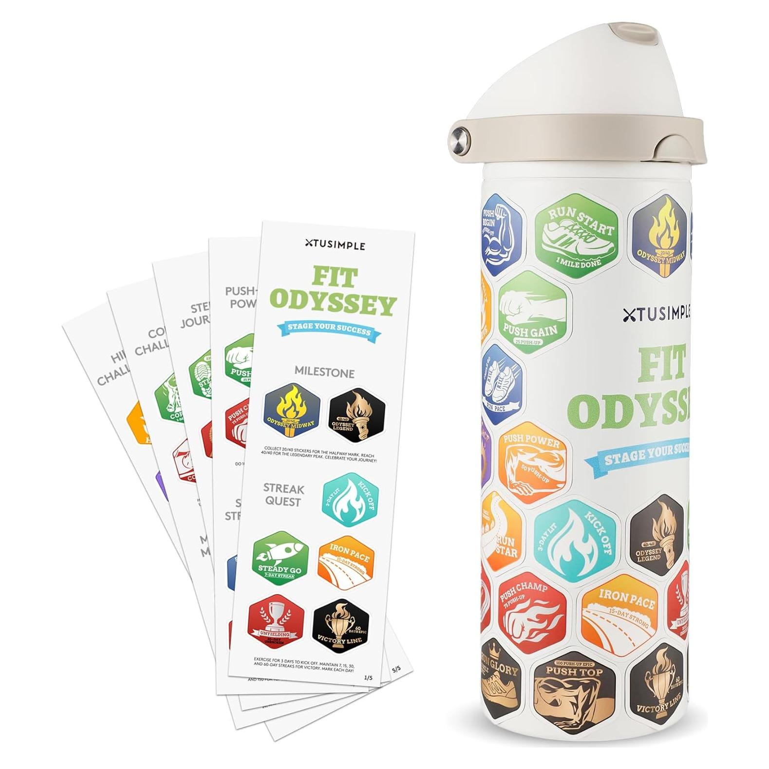 Botella de Agua XTUSIMPLE 24oz Acero Inoxidable Aislada