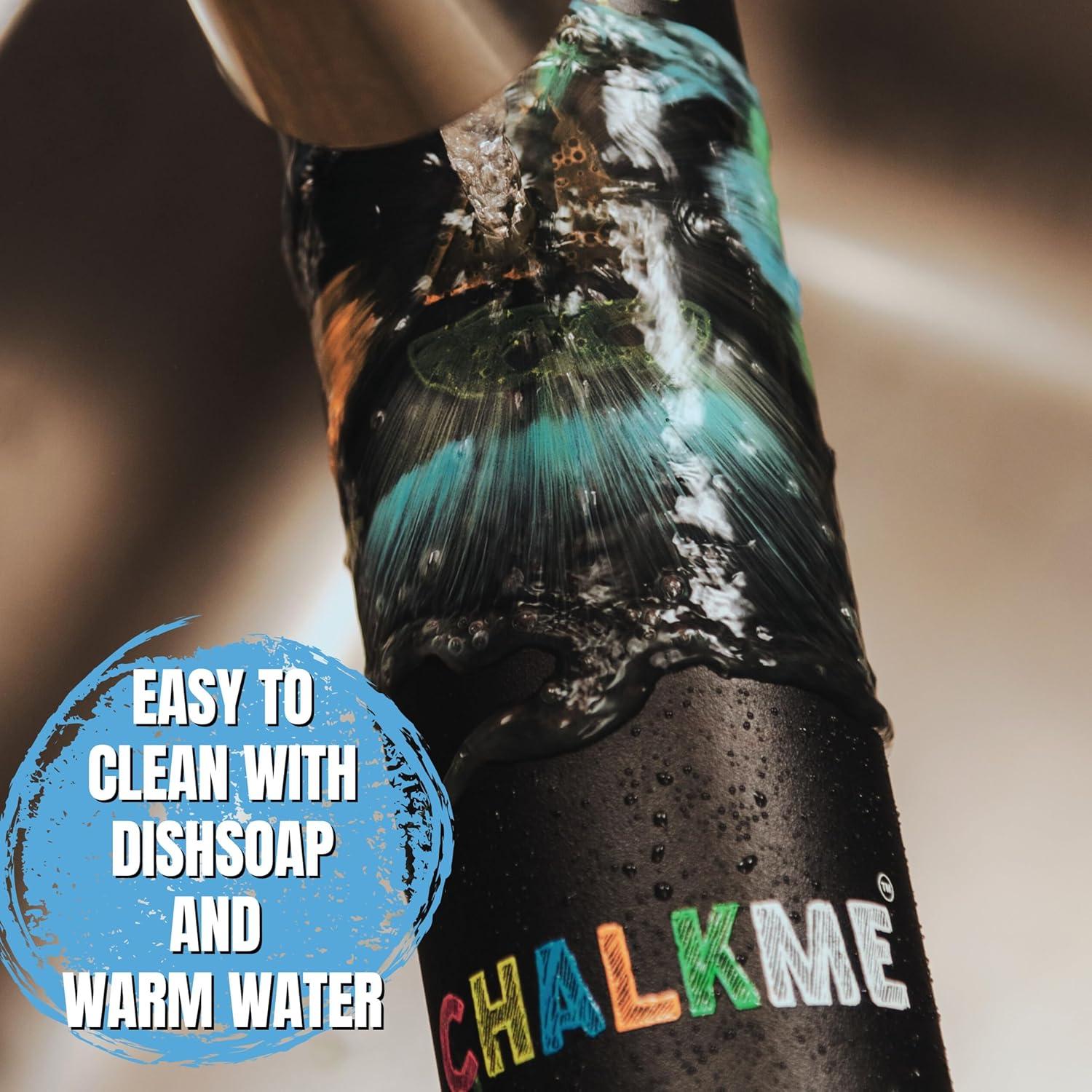 Botella de Agua Acero Inoxidable CHALKME 450 ml Creativa