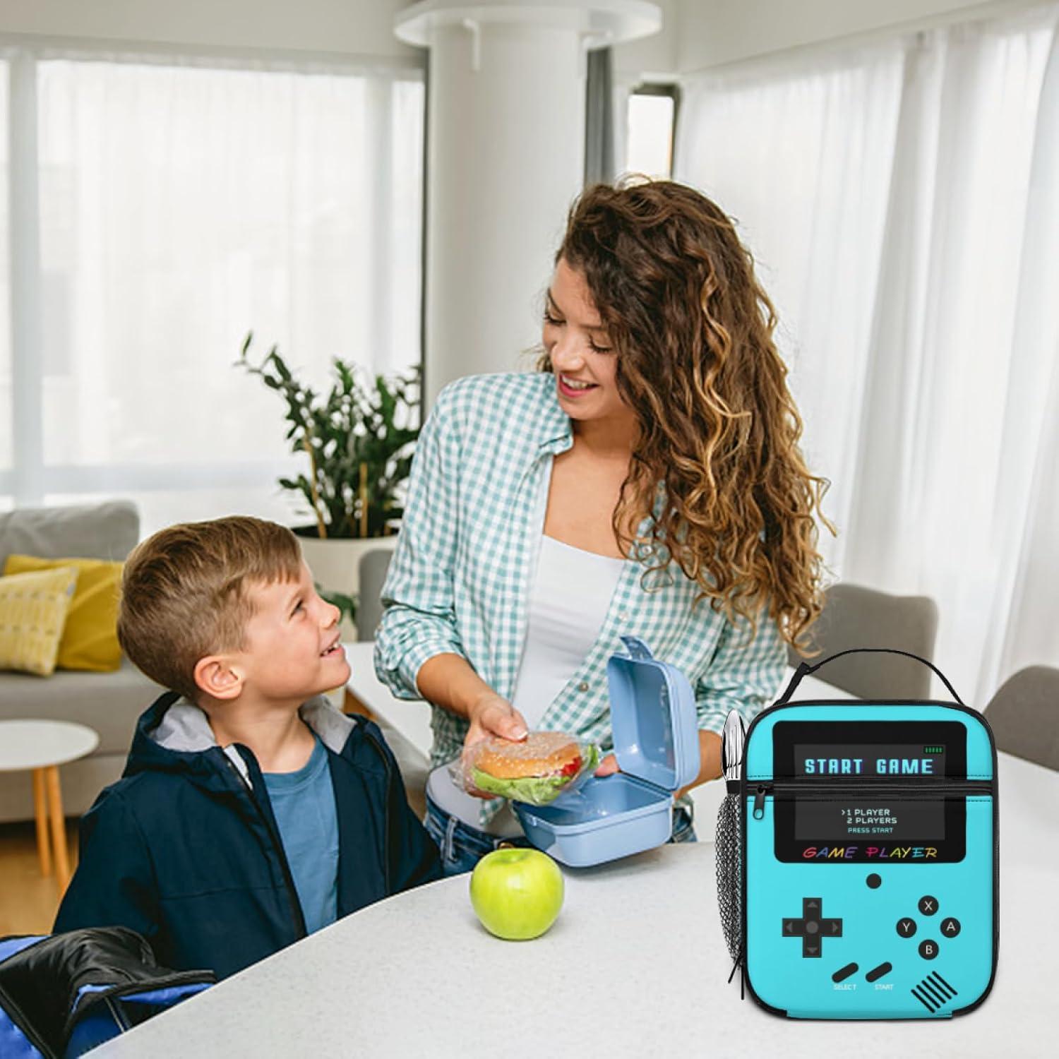 Caja de Almuerzo Aislada COEIOBEO Consola de Juegos Teal 5L
