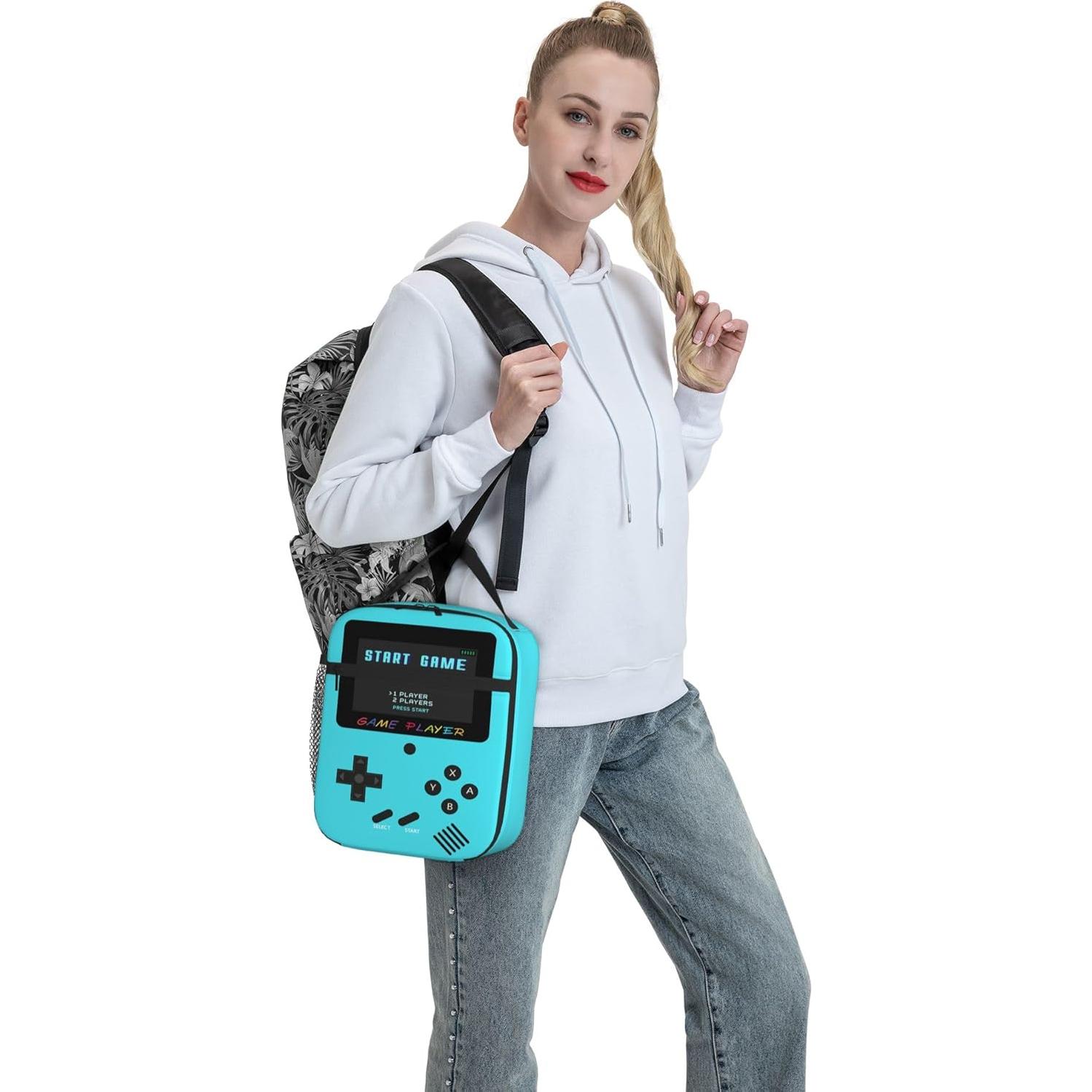 Caja de Almuerzo Aislada COEIOBEO Consola de Juegos Teal 5L