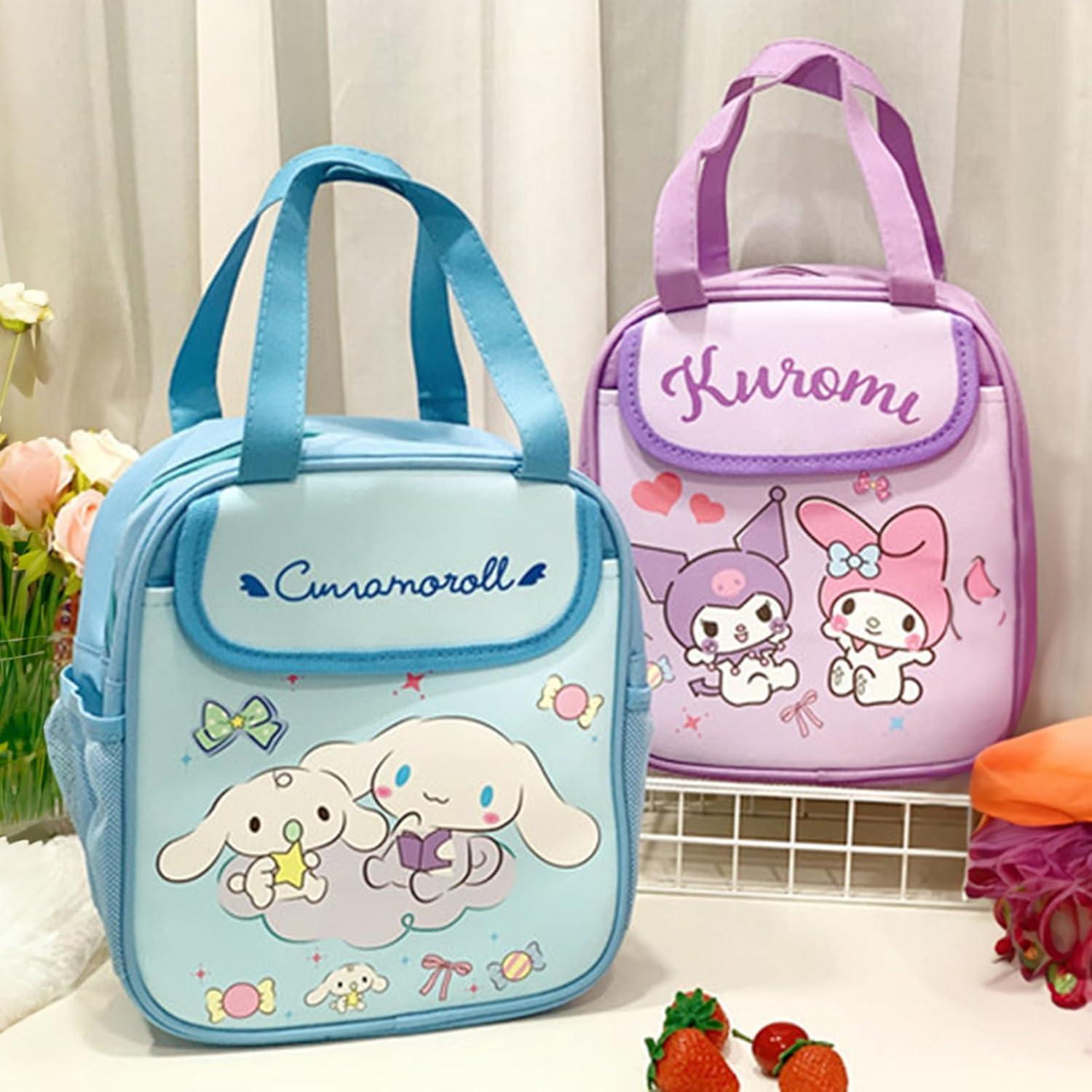 Bolsa de Almuerzo Aislada SHSAIEDHA Azul 5L Diseño Animado