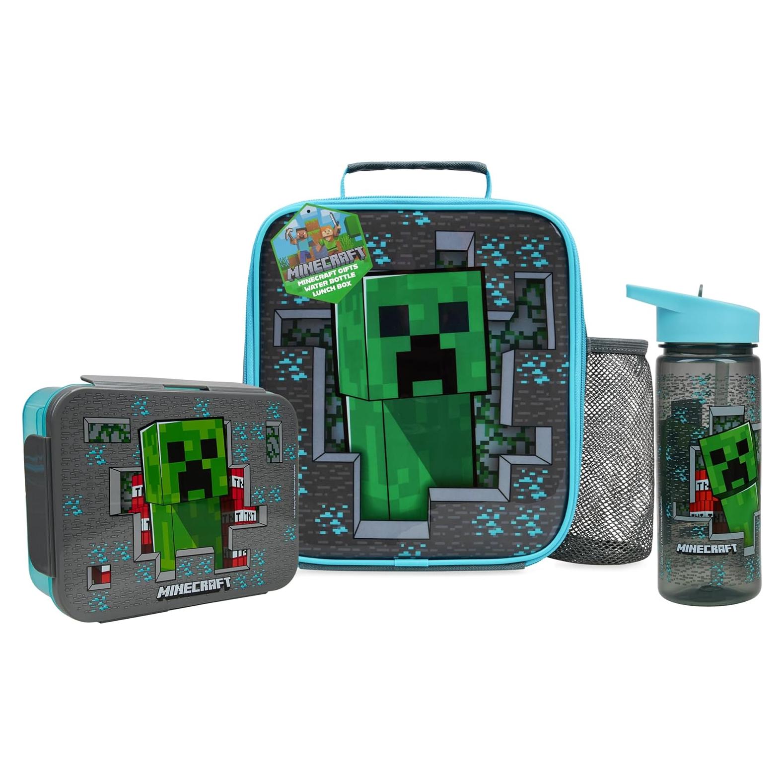 Set de Almuerzo Get Trend Minecraft 3 Piezas Aislado Niños