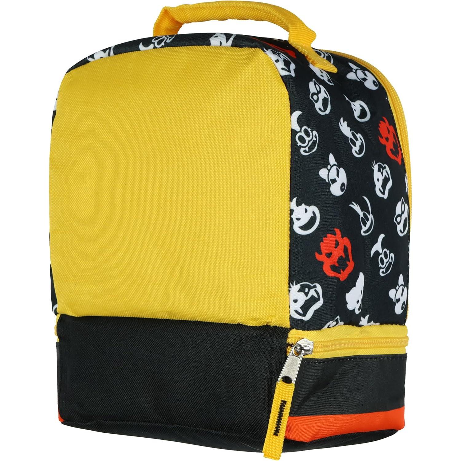 Bolsa Térmica Doble Compartimento Bowser Nintendo 22.86x20.32cm