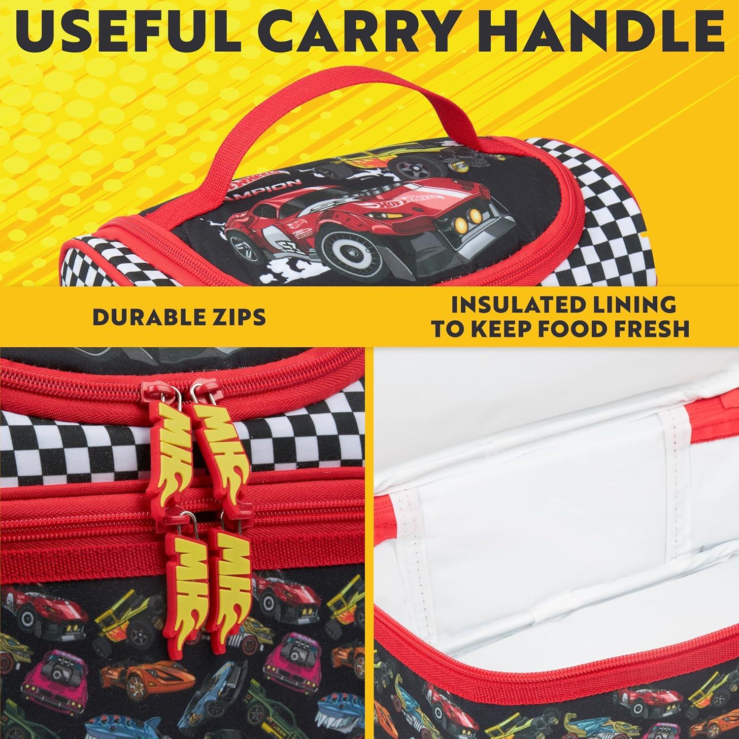Bolsa de Almuerzo Aislada Get Trend Hot Wheels 6.24L
