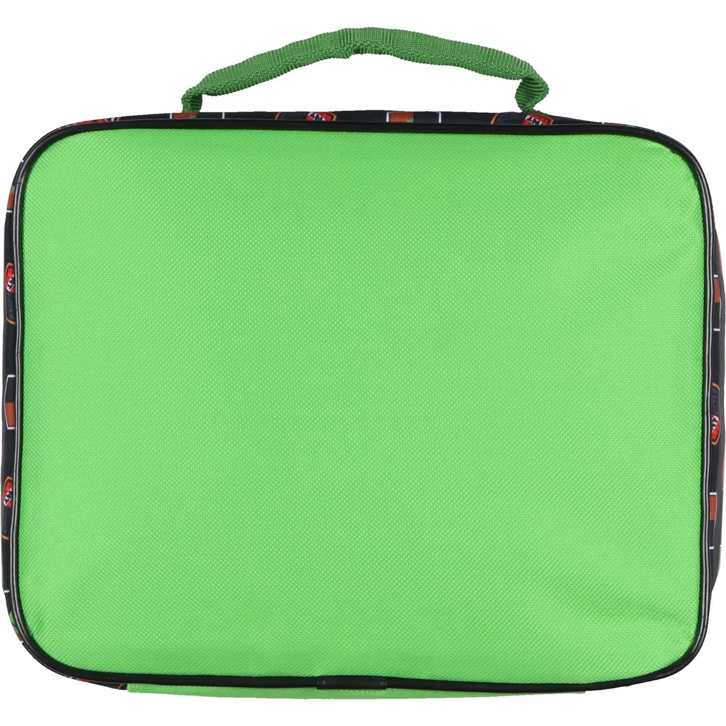 Caja de Almuerzo Minecraft Aislada con Personajes - 25.4x20.3 cm