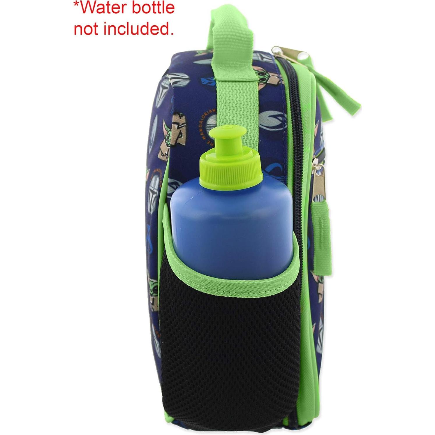 Caja de Almuerzo Mandaloriana Disney Azul Verde 20x23 cm