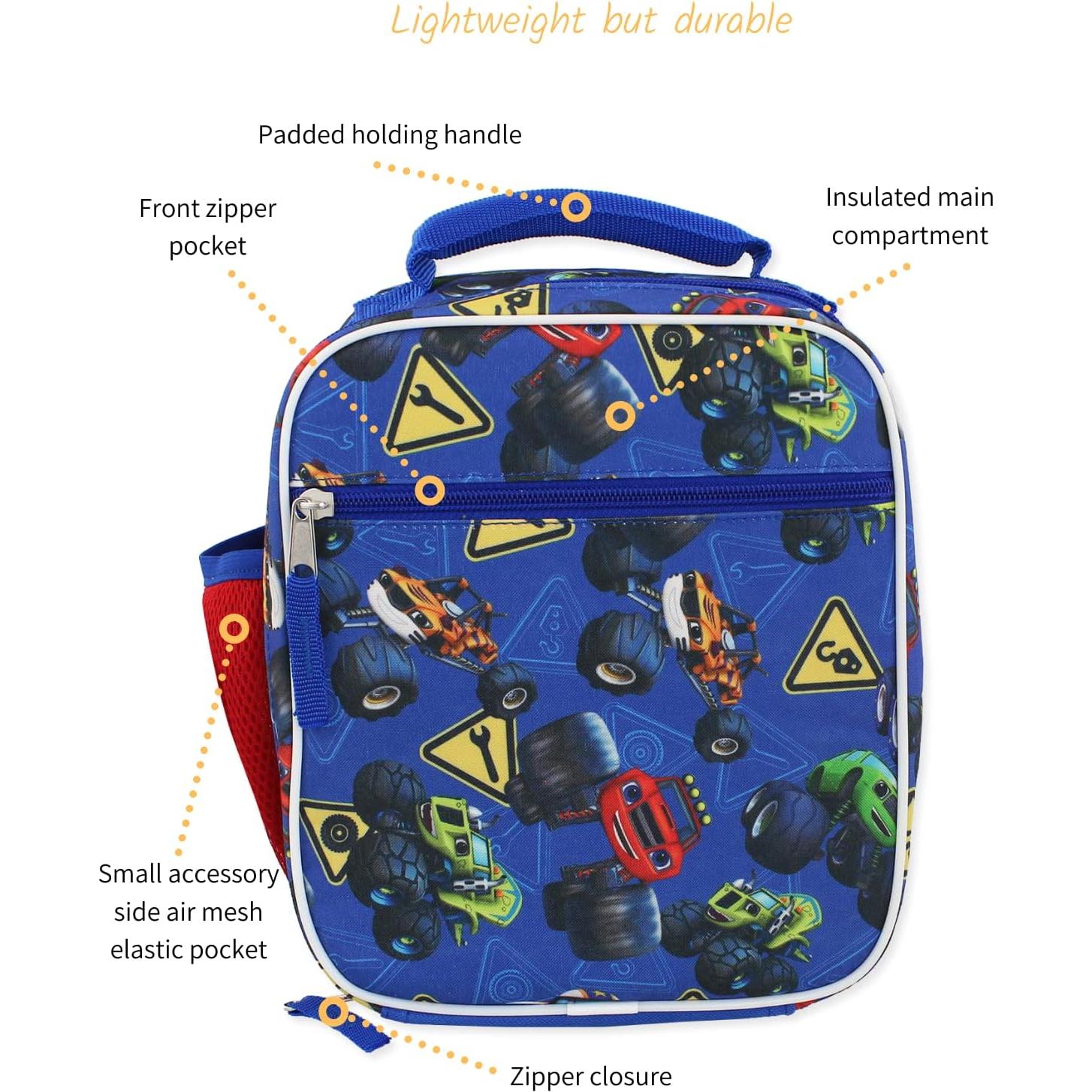 Caja de Almuerzo Suave Blaze y los Monster Machines Azul