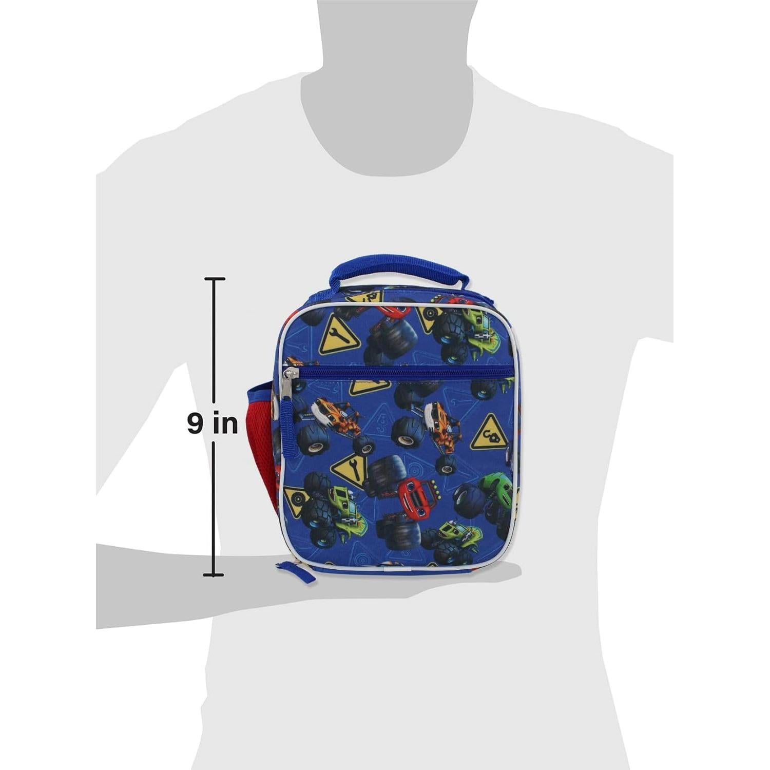 Caja de Almuerzo Suave Blaze y los Monster Machines Azul