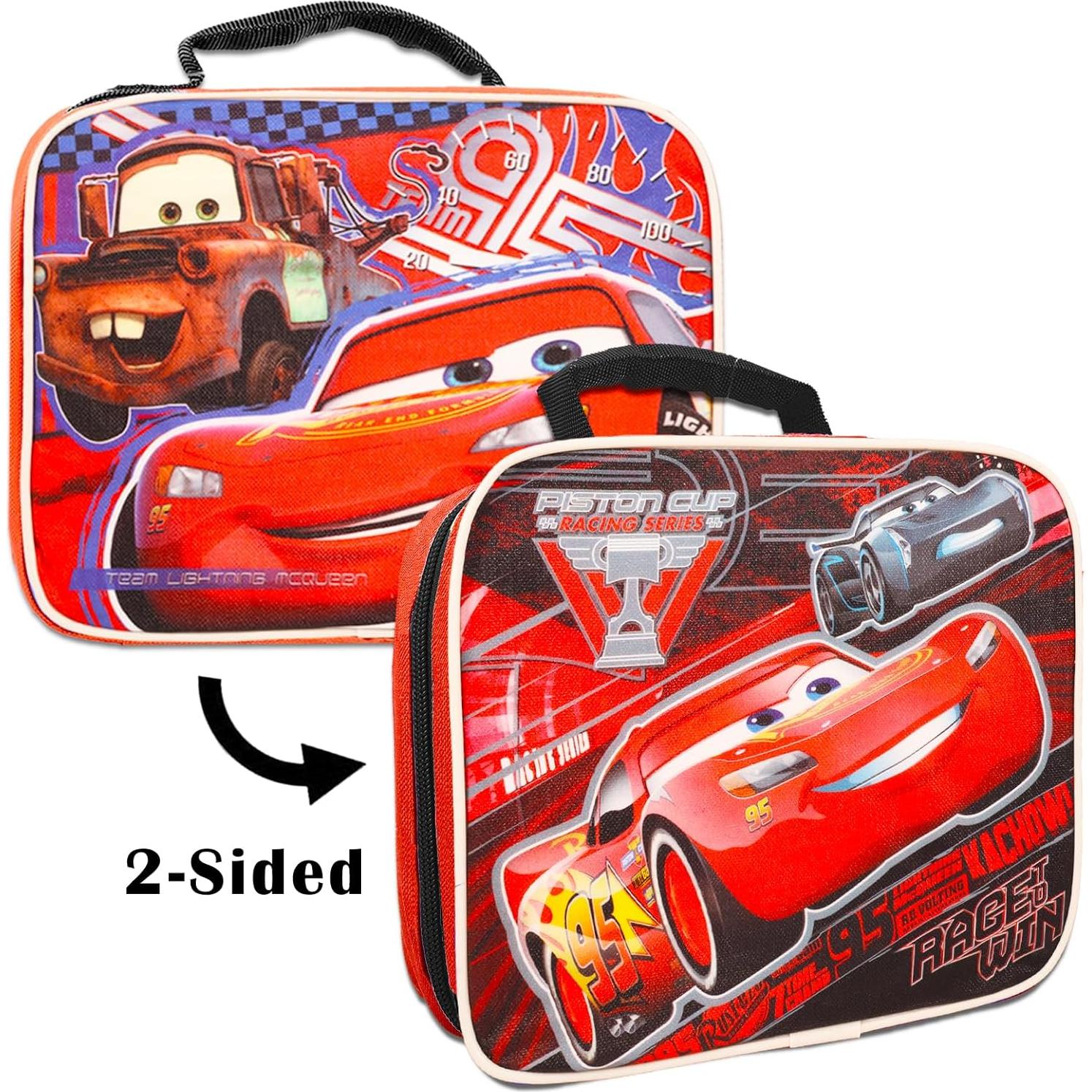 Caja de Almuerzo Aislada Disney Cars 23x20x8 cm para Niños