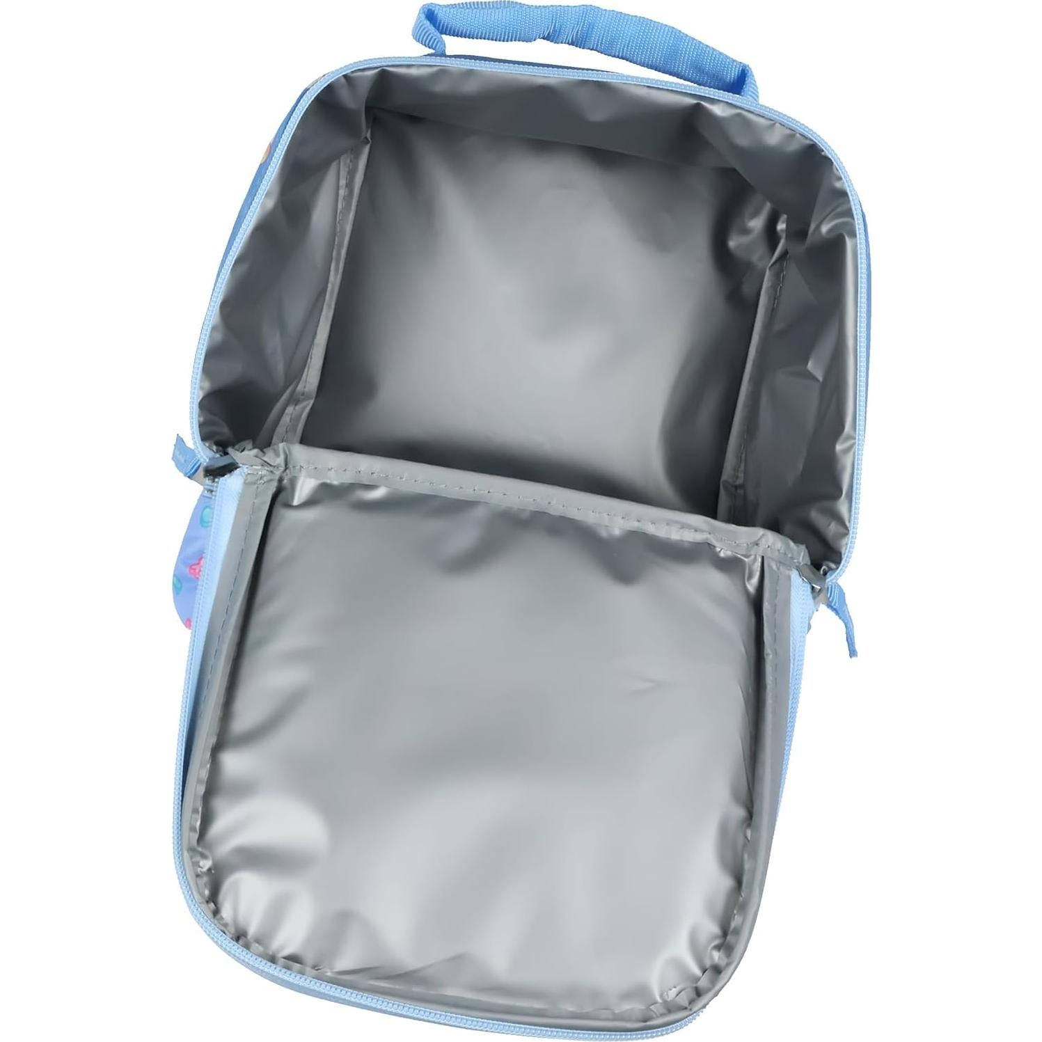 Caja de Almuerzo Aislada Bluey Fiesta Doble Compartimento 22.86x20.32cm