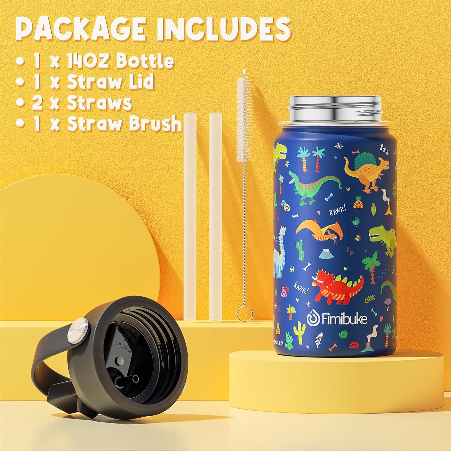 Set Almuerzo Escolar Fimibuke 7 Piezas Aislado 1300ml Azul