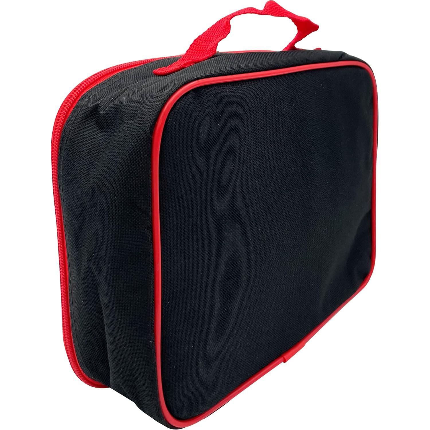 Caja de Almuerzo Aislada Ruz Spider-Man Negro 20.3x24.1cm