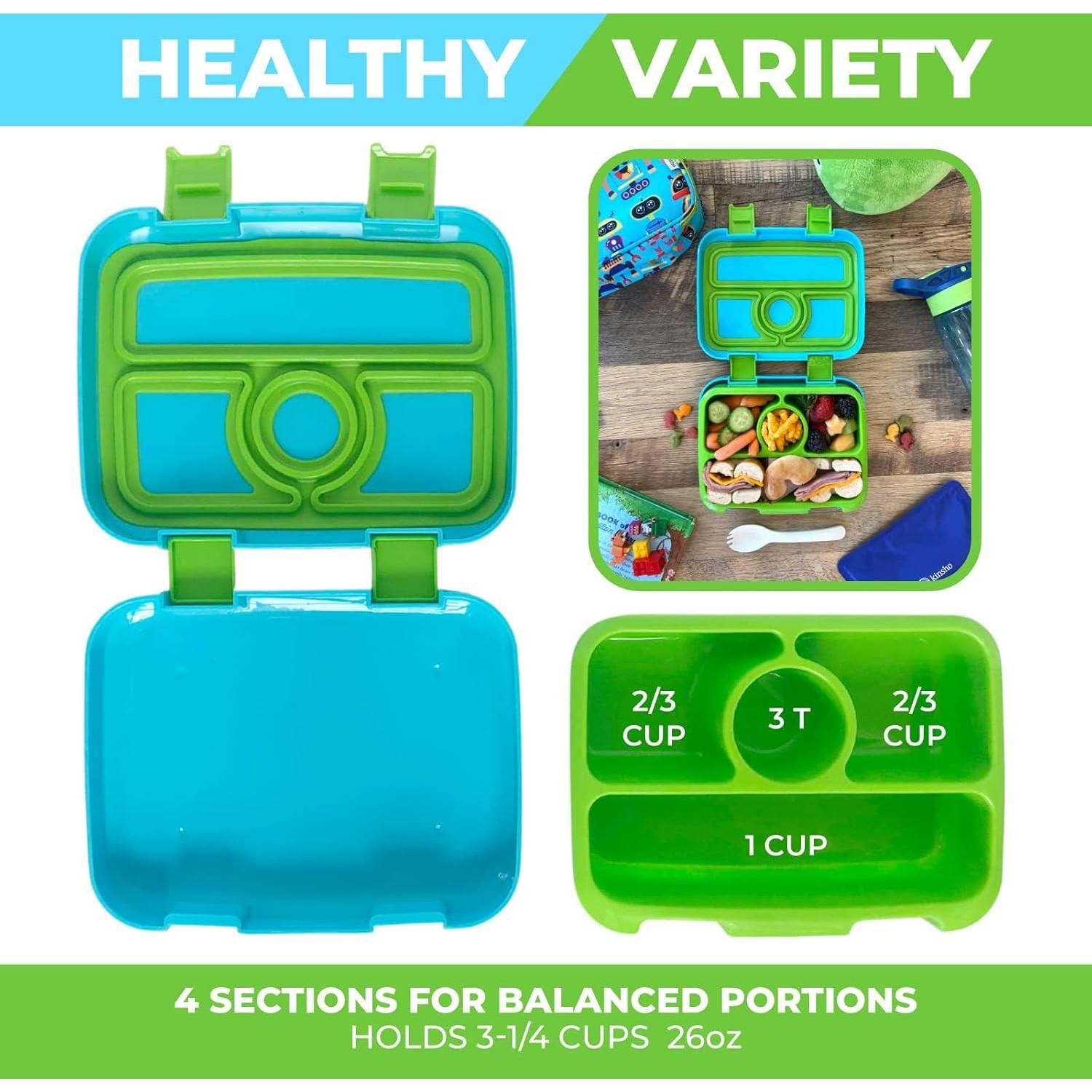 Caja Bento Kinsho Robot 700ml + Bolsa Aislante + Botella