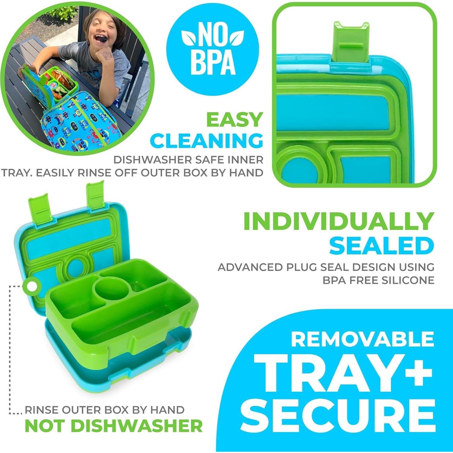 Caja Bento Kinsho Robot 700ml + Bolsa Aislante + Botella