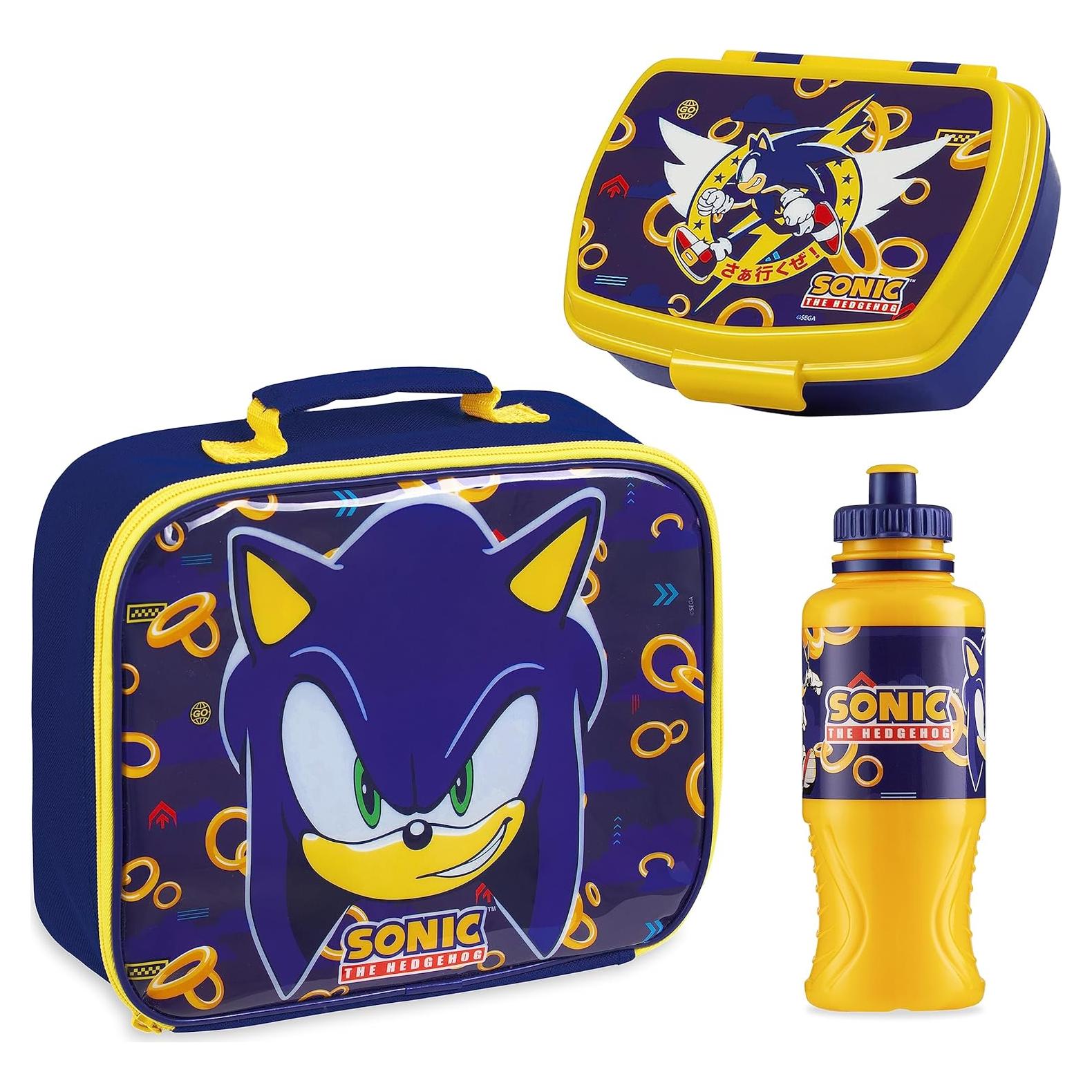 Set de Almuerzo Sonic The Hedgehog 3 Piezas Aislado 430ml
