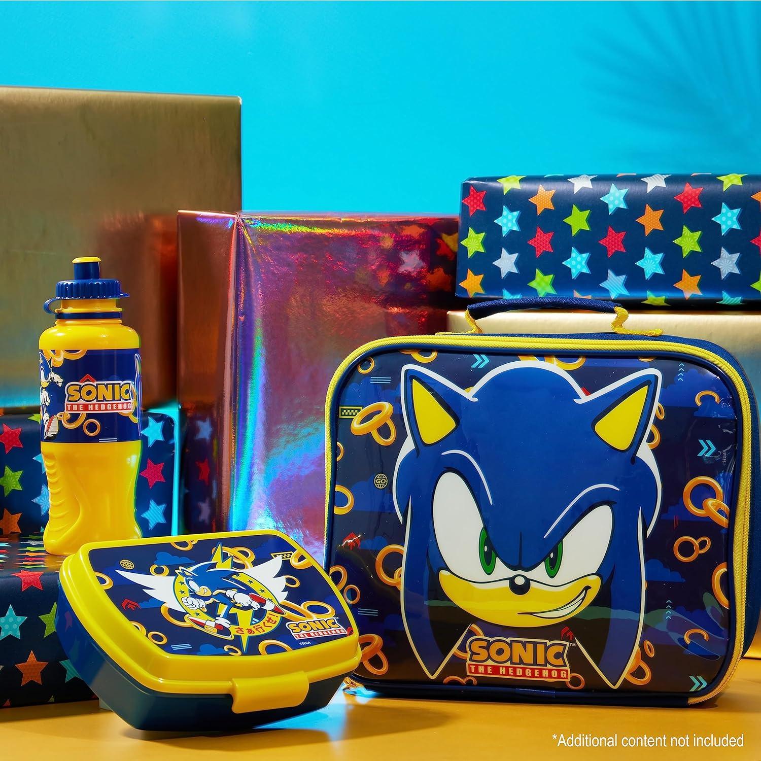 Set de Almuerzo Sonic The Hedgehog 3 Piezas Aislado 430ml