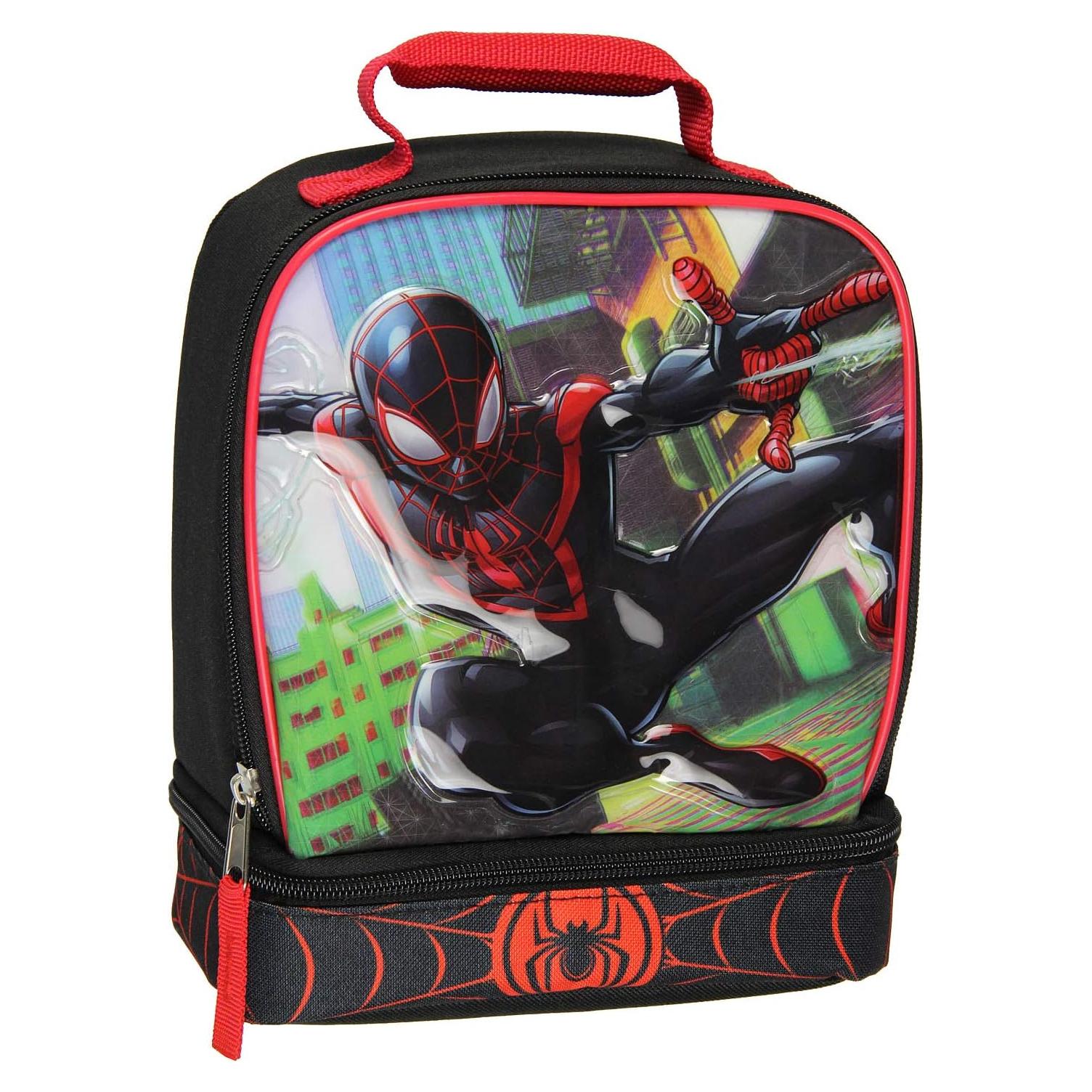 Bolsa de Almuerzo Bioworld Spider-Man Doble Compartimento 5L