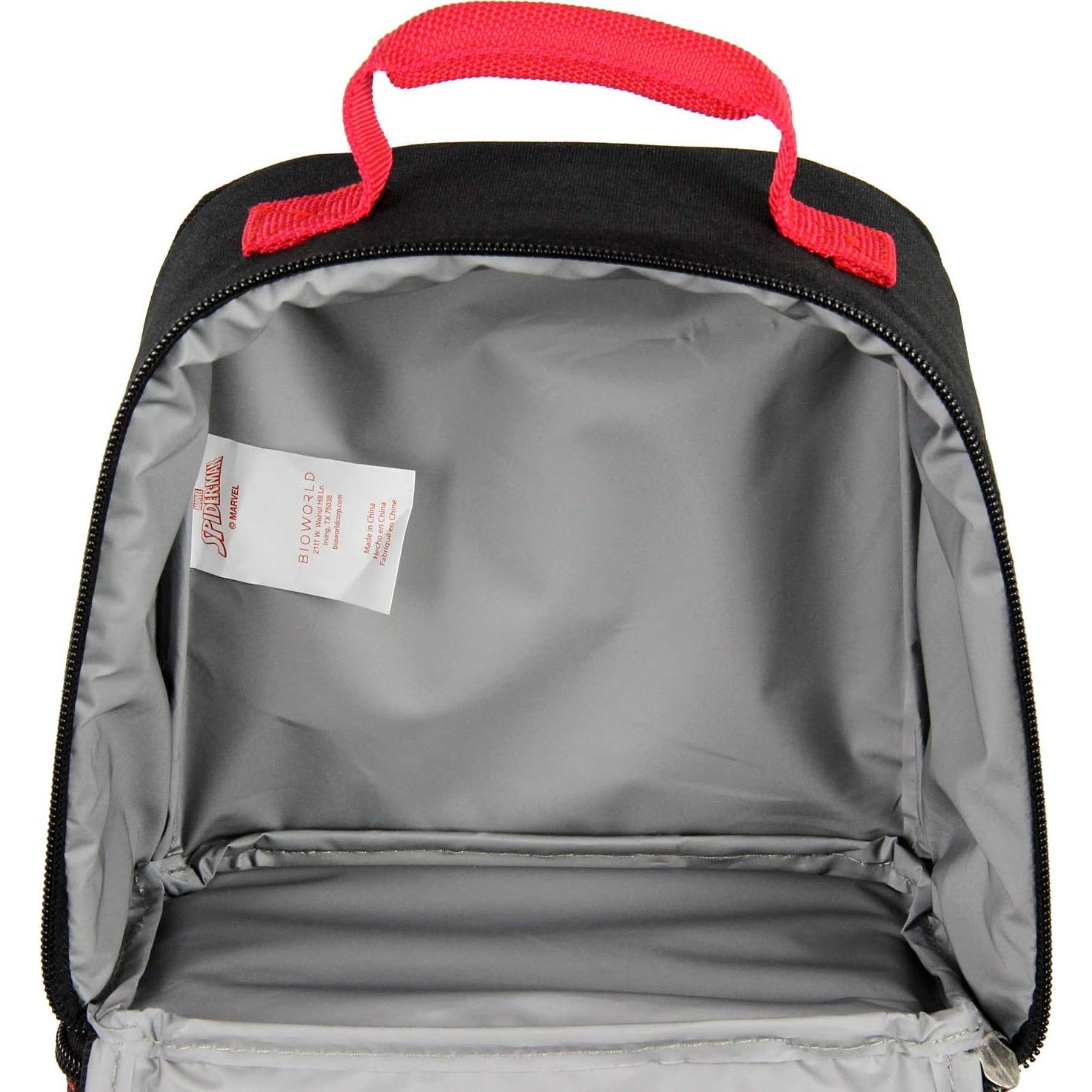 Bolsa de Almuerzo Bioworld Spider-Man Doble Compartimento 5L