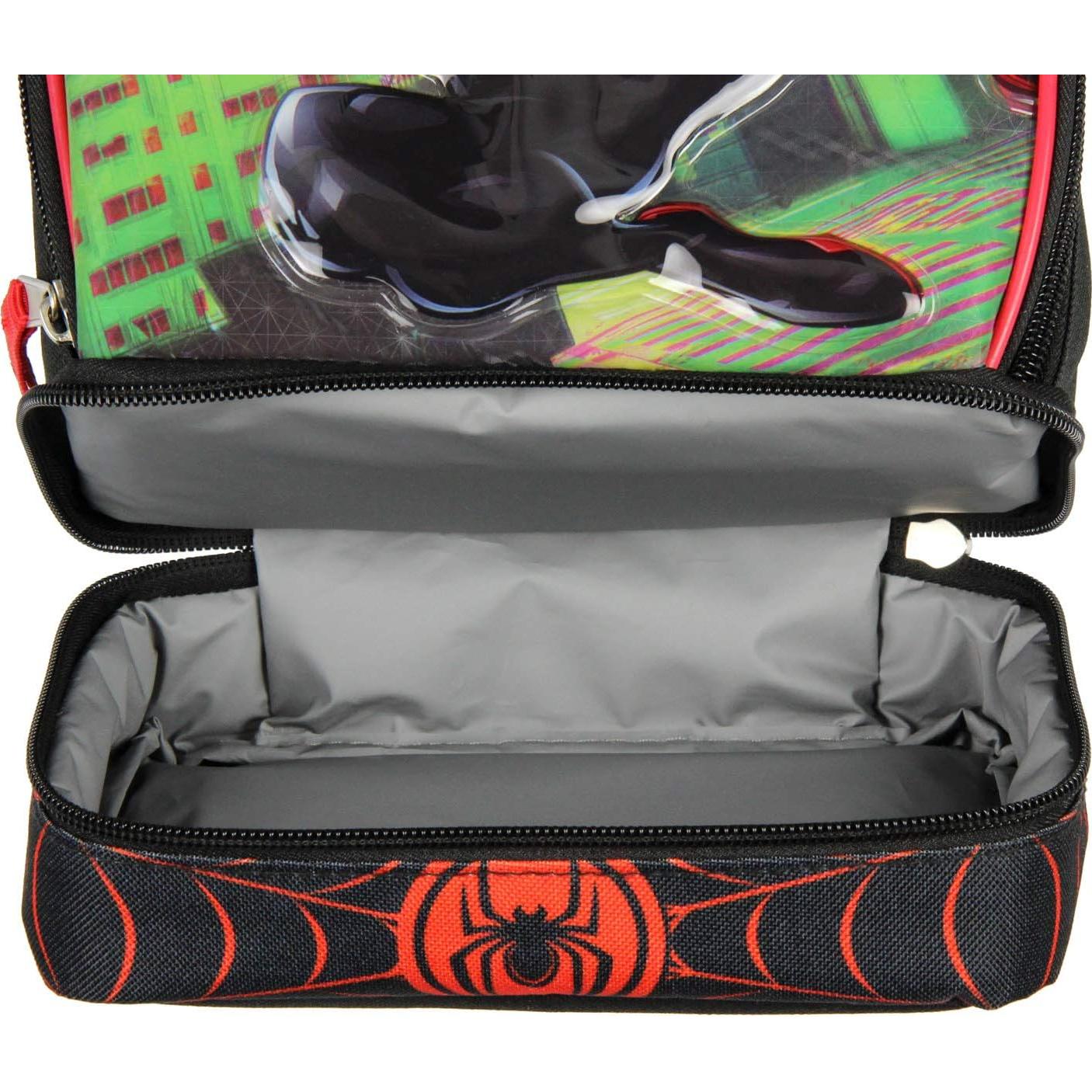 Bolsa de Almuerzo Bioworld Spider-Man Doble Compartimento 5L