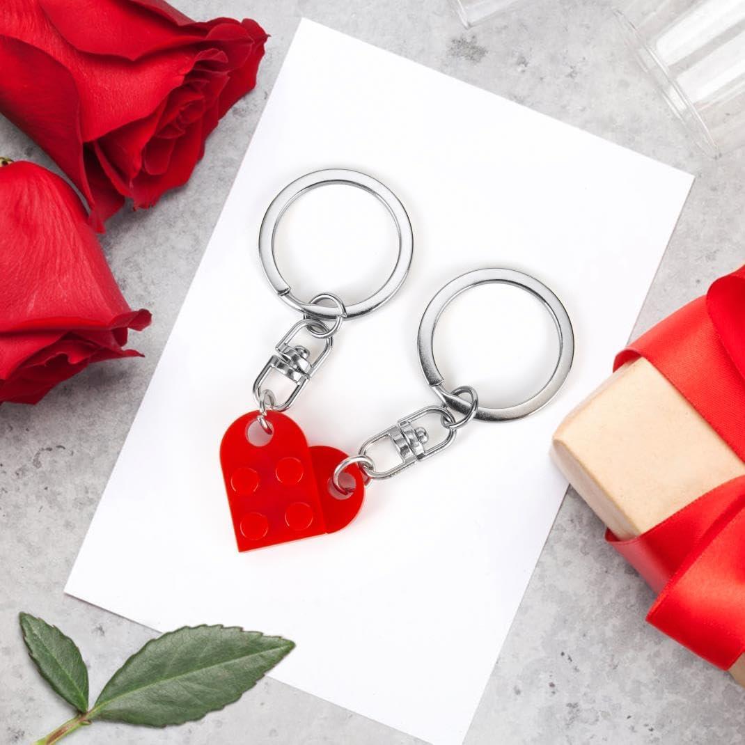 Llavero Corazón Rojo para Parejas - Regalo San Valentín