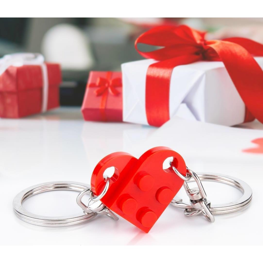 Llavero Corazón Rojo para Parejas - Regalo San Valentín