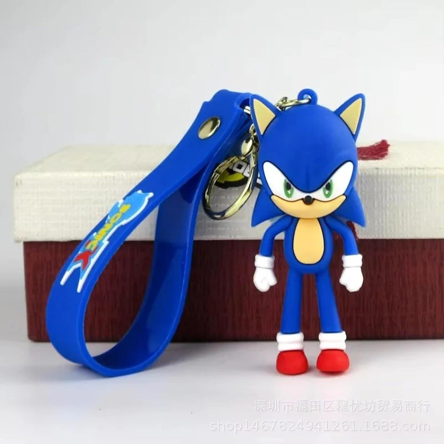Llavero Sonic Mini Kawaii JHCraft 5 cm Azul