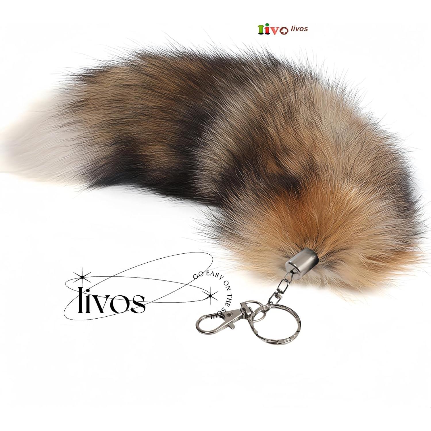 Llave de cola de zorro Therian Iivos 40-46 cm - Pelaje suave