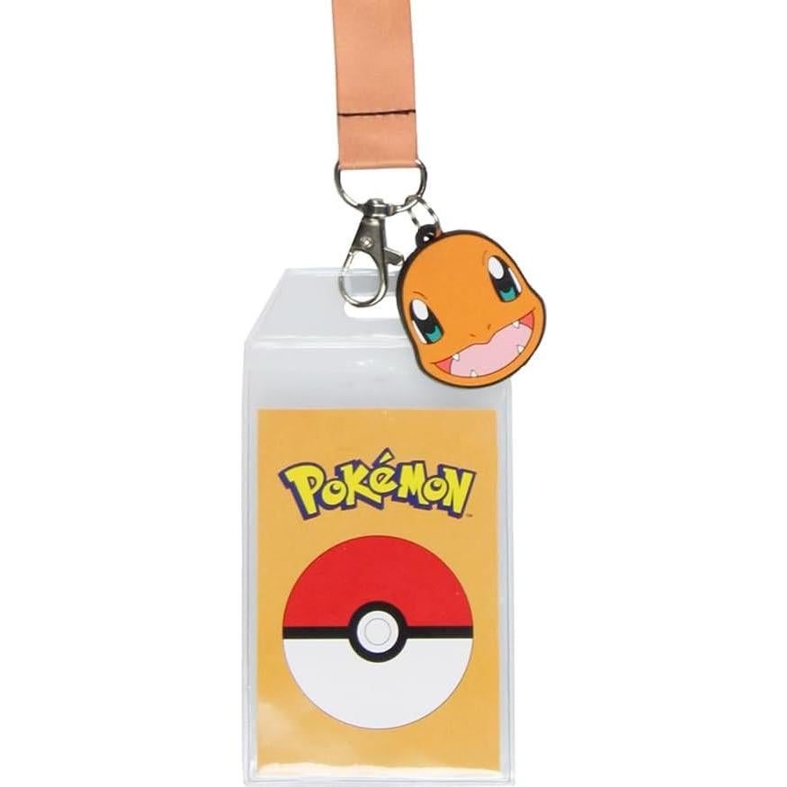 Lanyard Pokemon Charmander 004 Bioworld Doble Cara 44.5cm