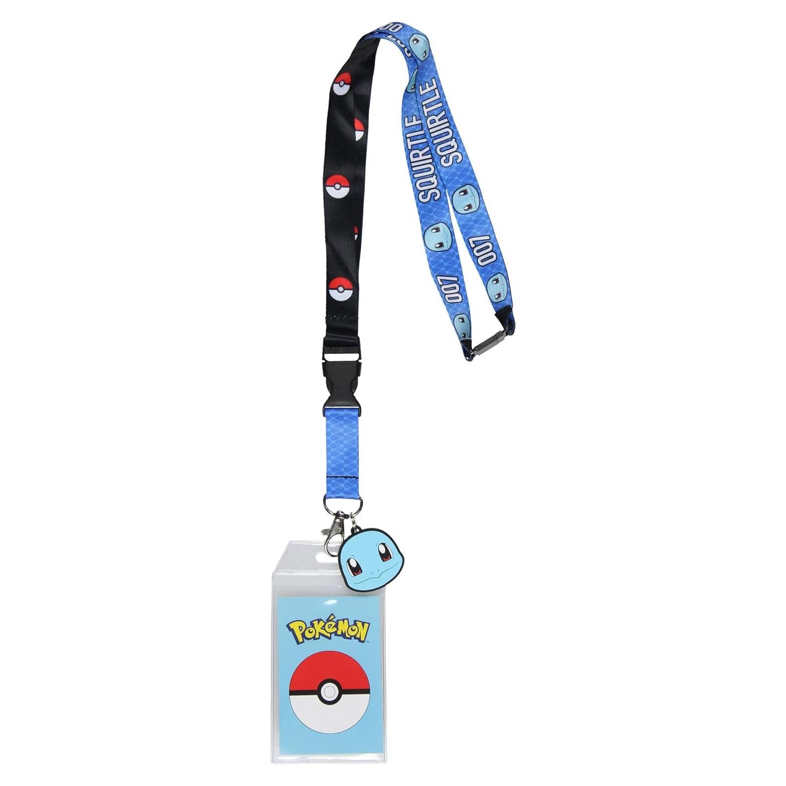 Lanyard Pokemon Squirtle 007 Bioworld Doble Cara 44.5 cm