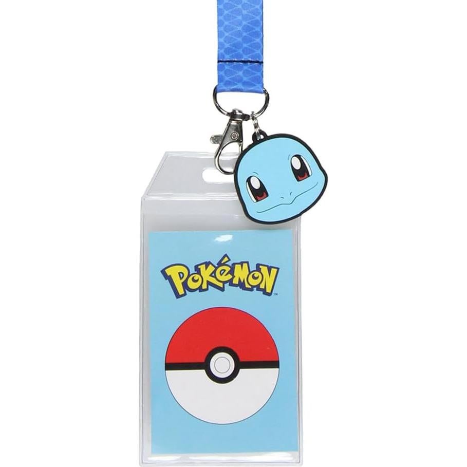 Lanyard Pokemon Squirtle 007 Bioworld Doble Cara 44.5 cm