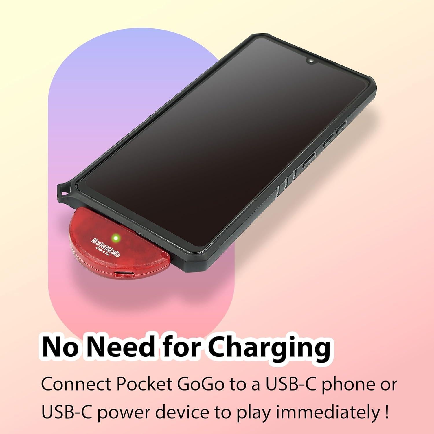 Pocket GoGo Capturador Automático Brook USB-C Rojo