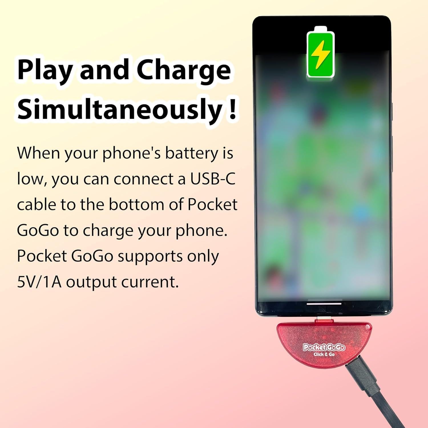 Pocket GoGo Capturador Automático Brook USB-C Rojo