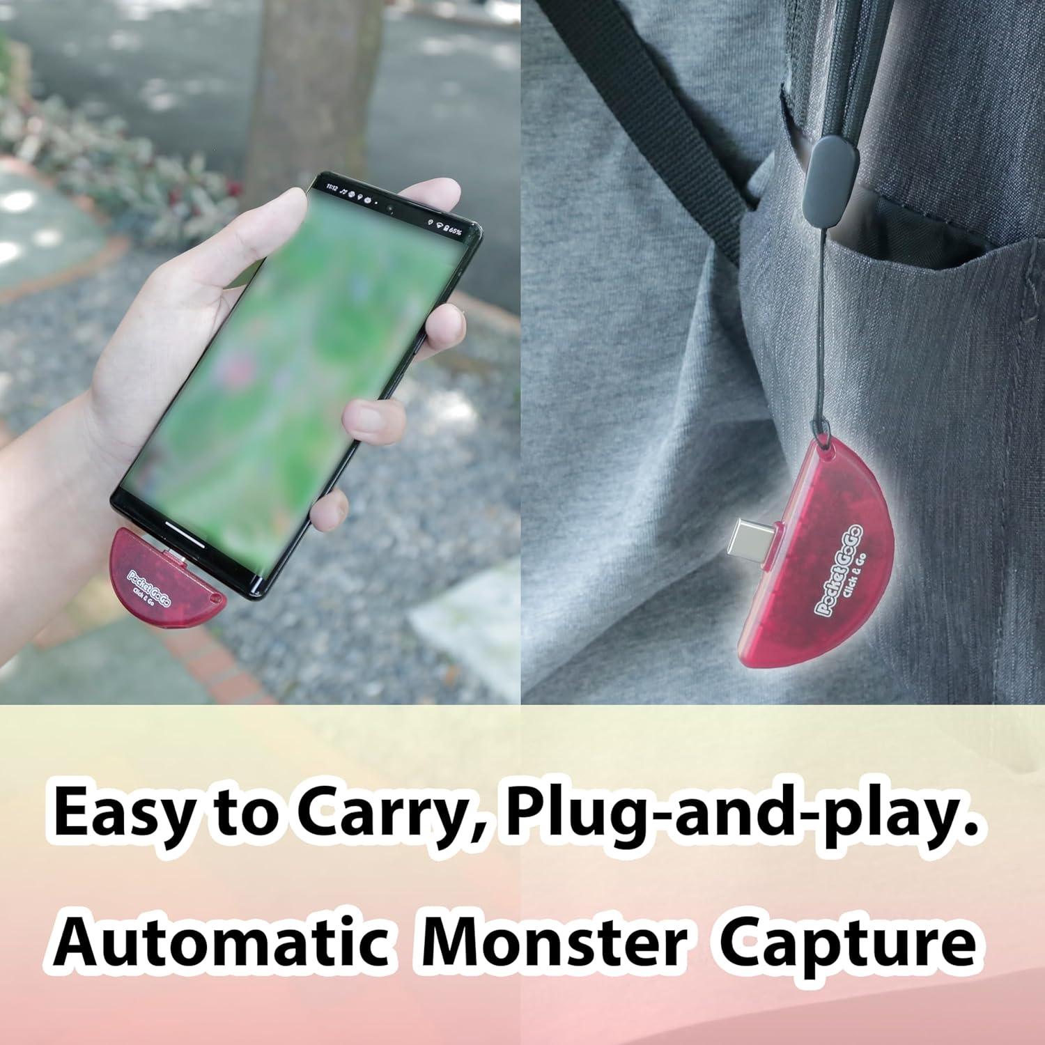 Pocket GoGo Capturador Automático Brook USB-C Rojo