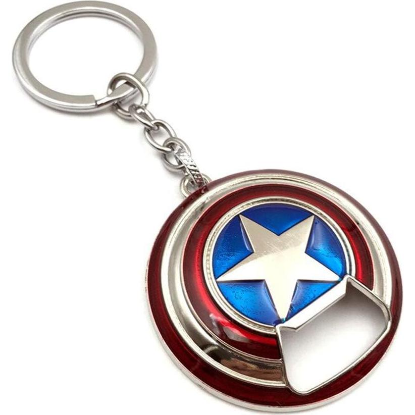 Abrebotellas llavero escudo Nidavellir plata 5.08 cm