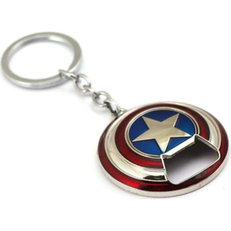 Abrebotellas llavero escudo Nidavellir plata 5.08 cm