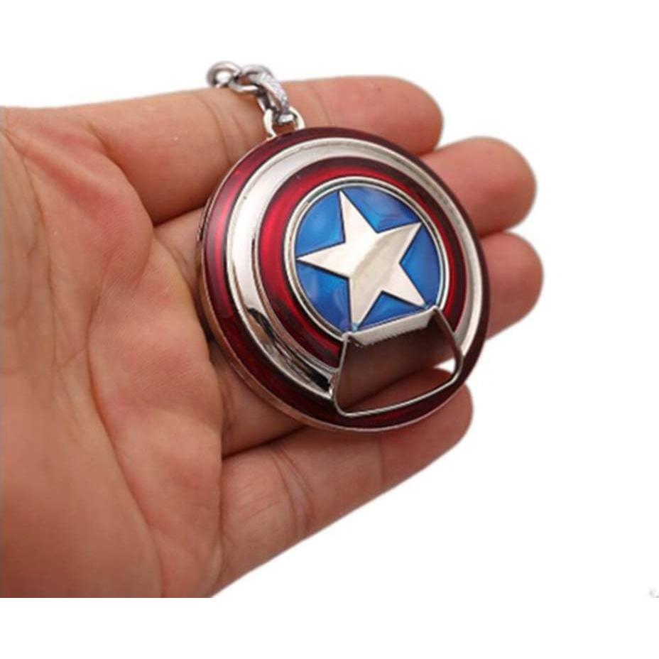 Abrebotellas llavero escudo Nidavellir plata 5.08 cm