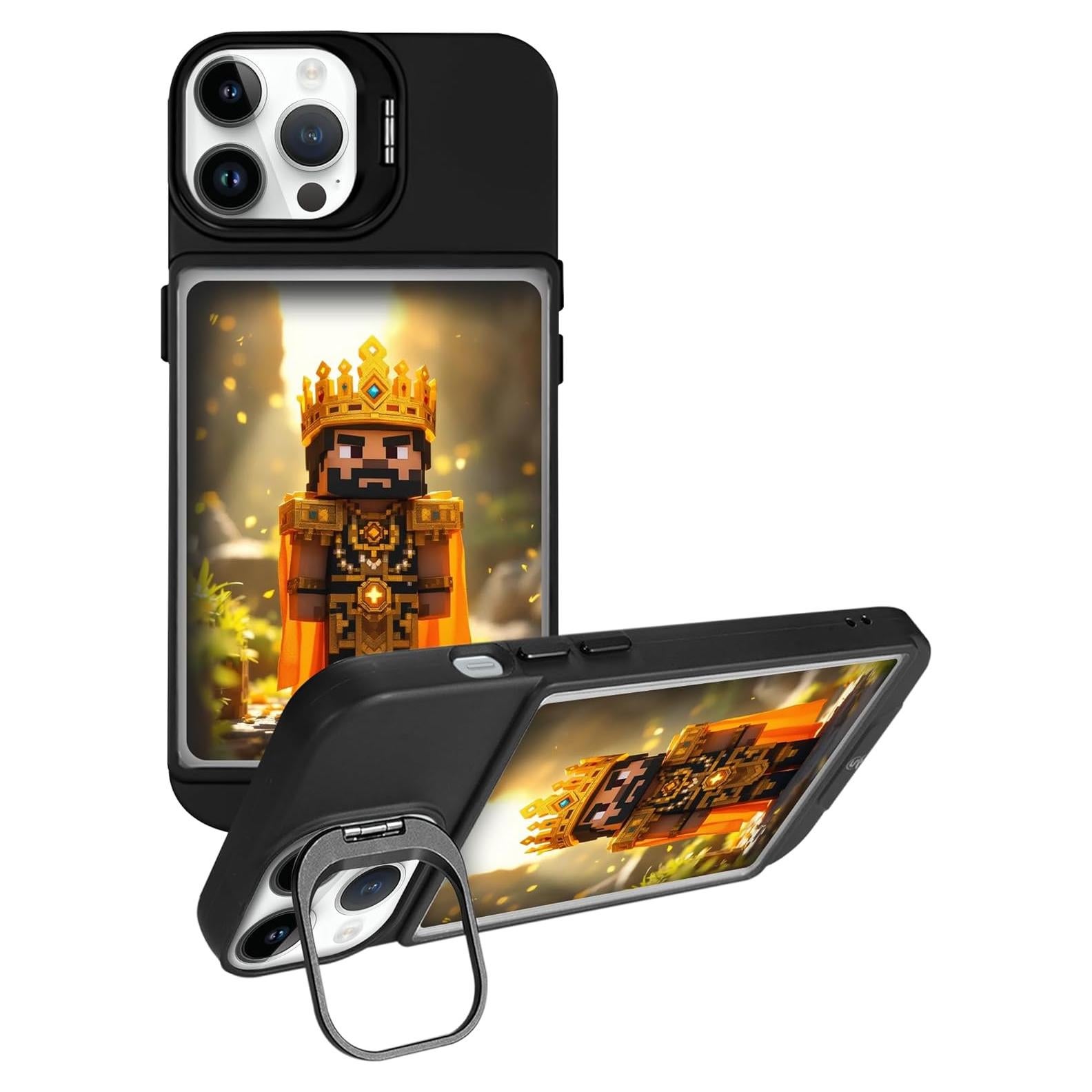 Funda protectora para iPhone 16 Pro Superious con soporte y 5 fundas