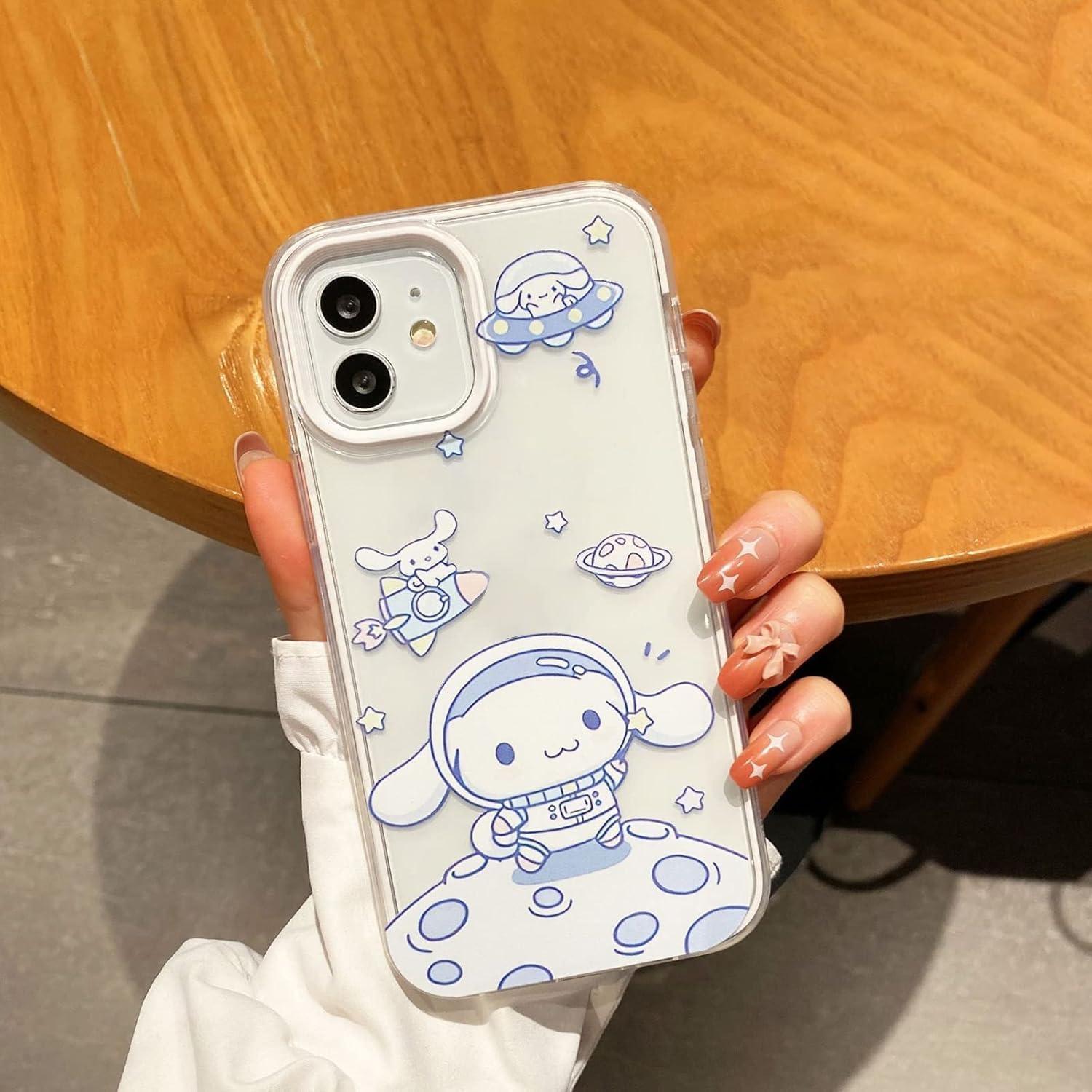 Funda Kawaii para Teléfono 11 CYAVIS Antigolpes Carga Inalámbrica