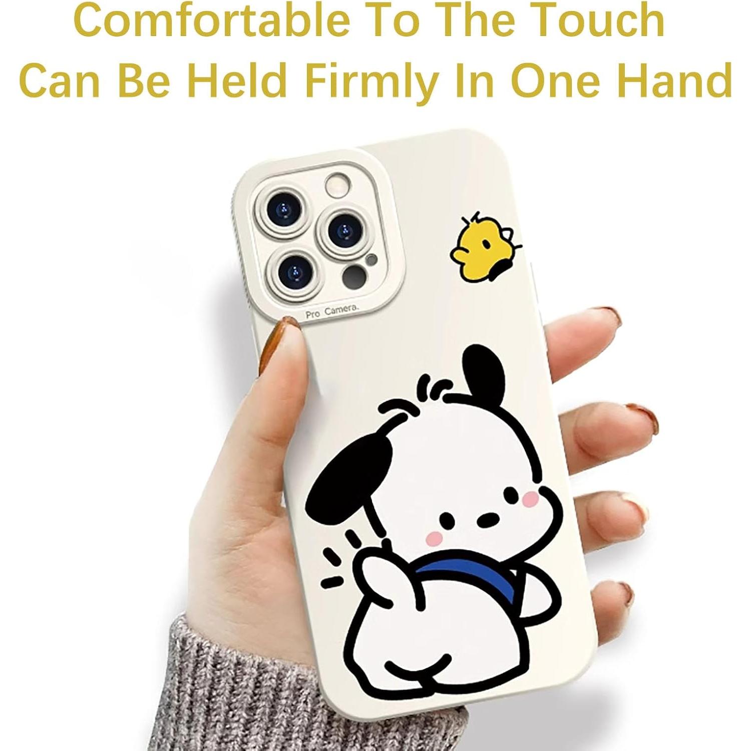Funda protectora de perro kawaii HOFULK para iPhone 15 Pro Max