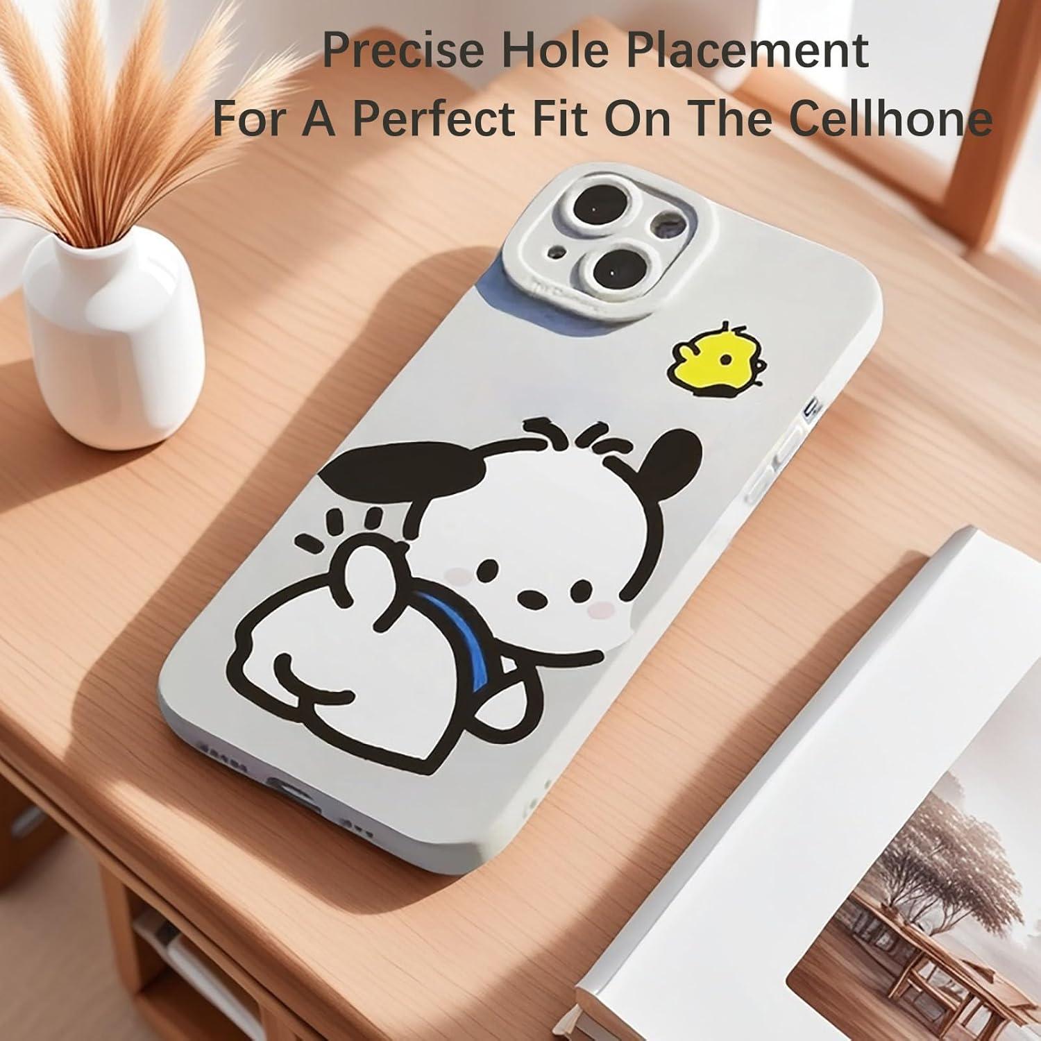 Funda protectora de perro kawaii HOFULK para iPhone 15 Pro Max