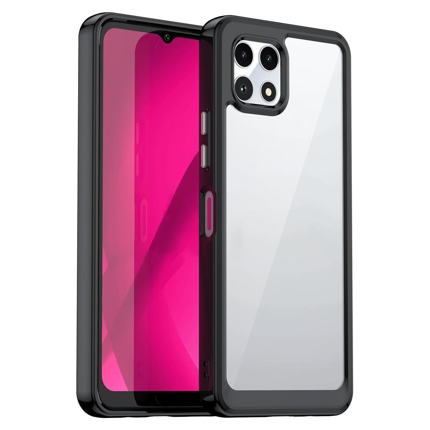Funda Antichoque TPU para T-Mobile Revvl 7 5G - Transparente