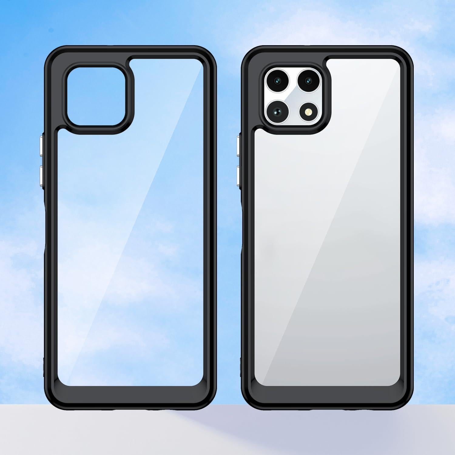 Funda Antichoque TPU para T-Mobile Revvl 7 5G - Transparente