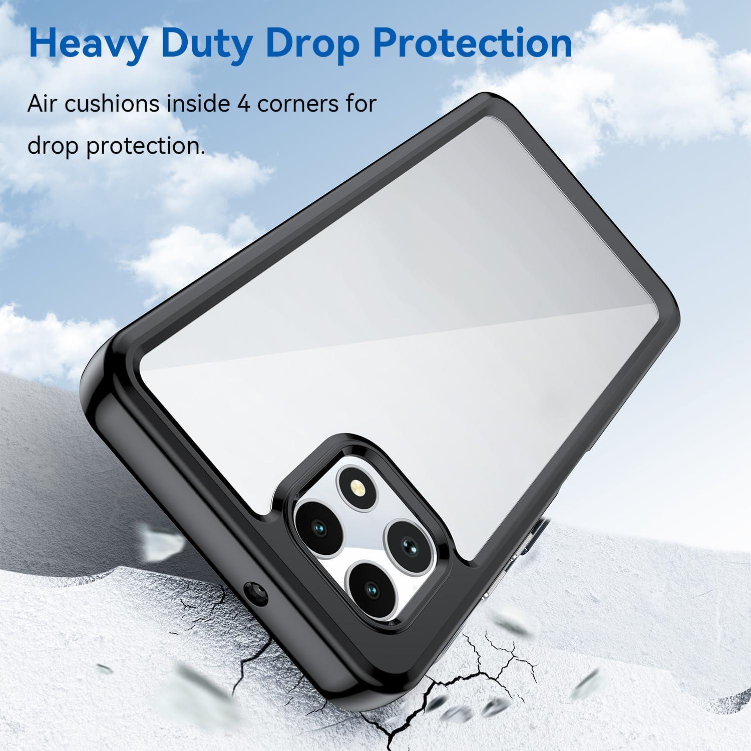 Funda Antichoque TPU para T-Mobile Revvl 7 5G - Transparente