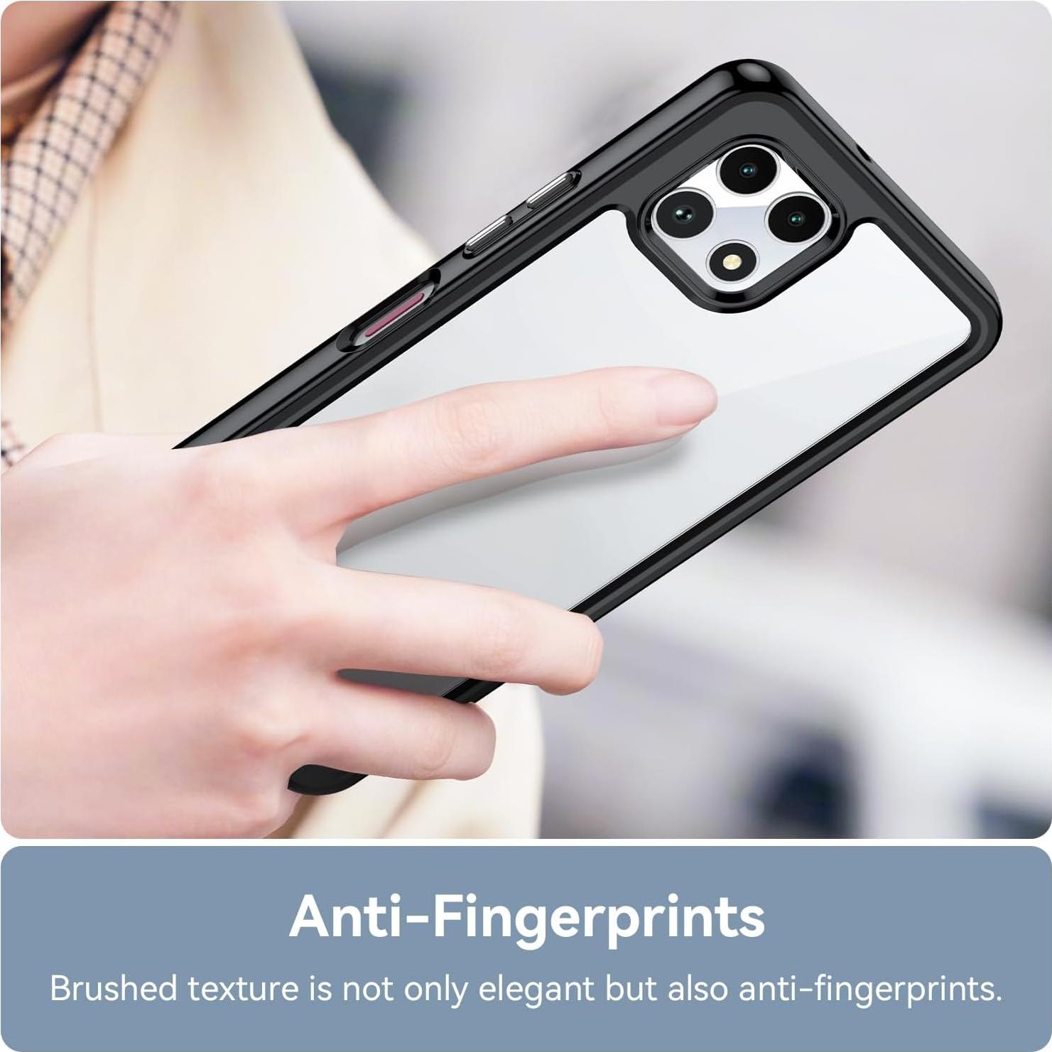 Funda Antichoque TPU para T-Mobile Revvl 7 5G - Transparente