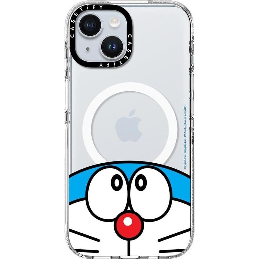 Funda Transparente CASETiFY para iPhone 15 - Doraemon - 2m Caídas