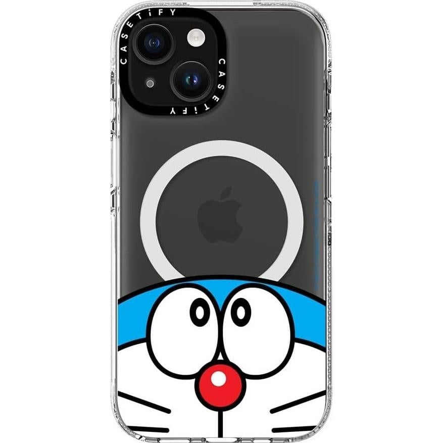 Funda Transparente CASETiFY para iPhone 15 - Doraemon - 2m Caídas